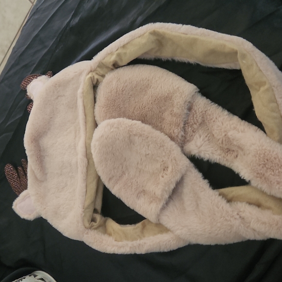 Accessories Deer Hat With Attached Mittens Poshmark